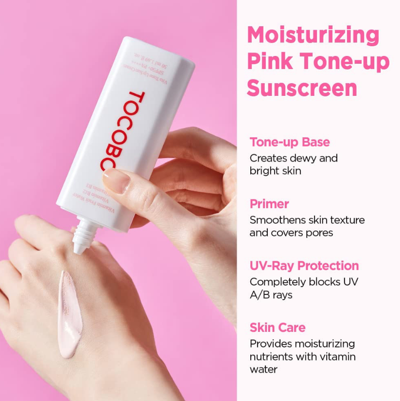 Tocobo – Vita Tone Up Sun Cream SPF50+ PA++++ – Toning Cream with Filter – 50ml