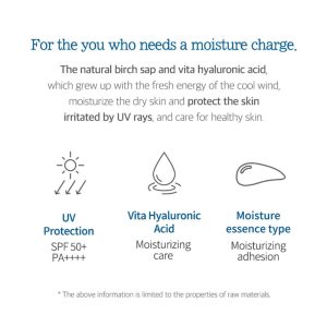 Round Lab – Birch Juice Moisturizing Sun Cream SPF50+ PA++++ – Moisturizing SPF Cream – 50 ml