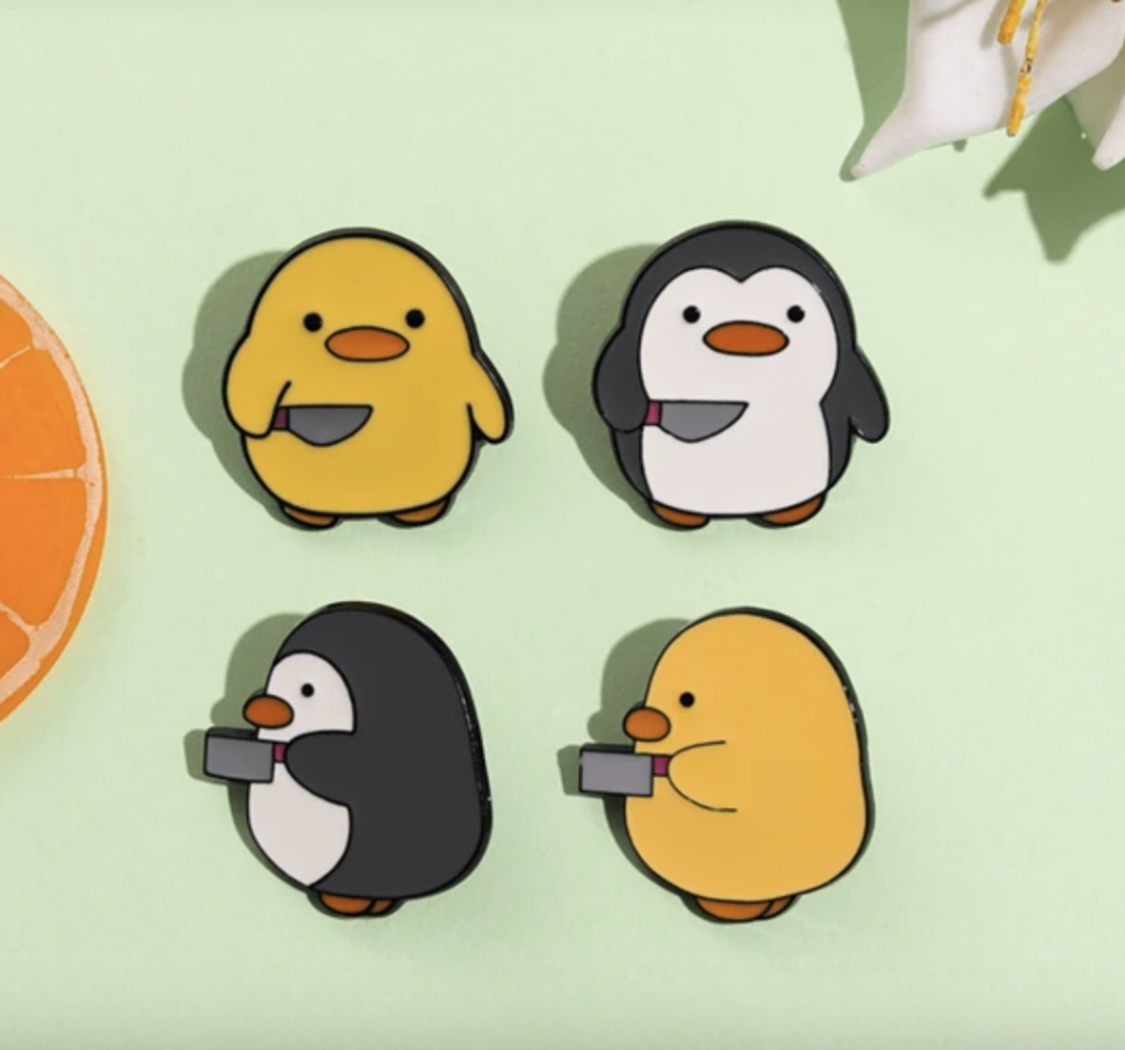 Pinguïn/kip Bagpin