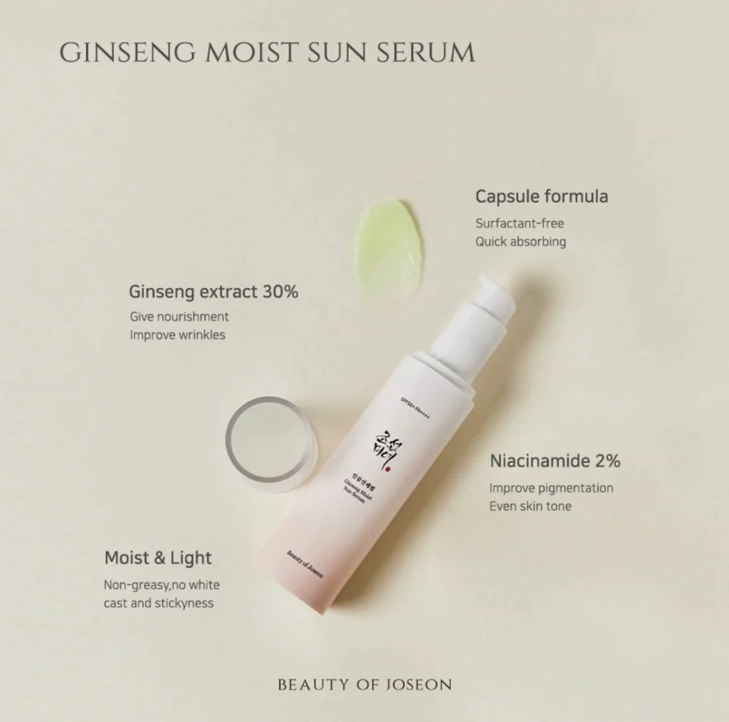 Schoonheid van Joseon Ginseng Vochtig Zonneserum