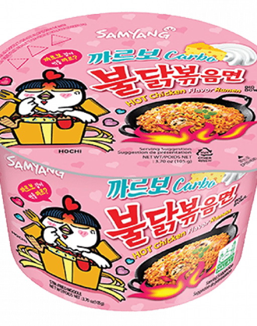 Samyang Instant Ramen Pittige Kip Carbonara Smaak (Big Bowl) 105g