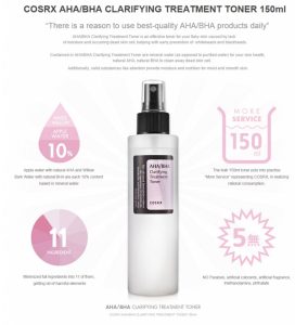 Cosrx AHA/BHA Clarifying Treatment Toner